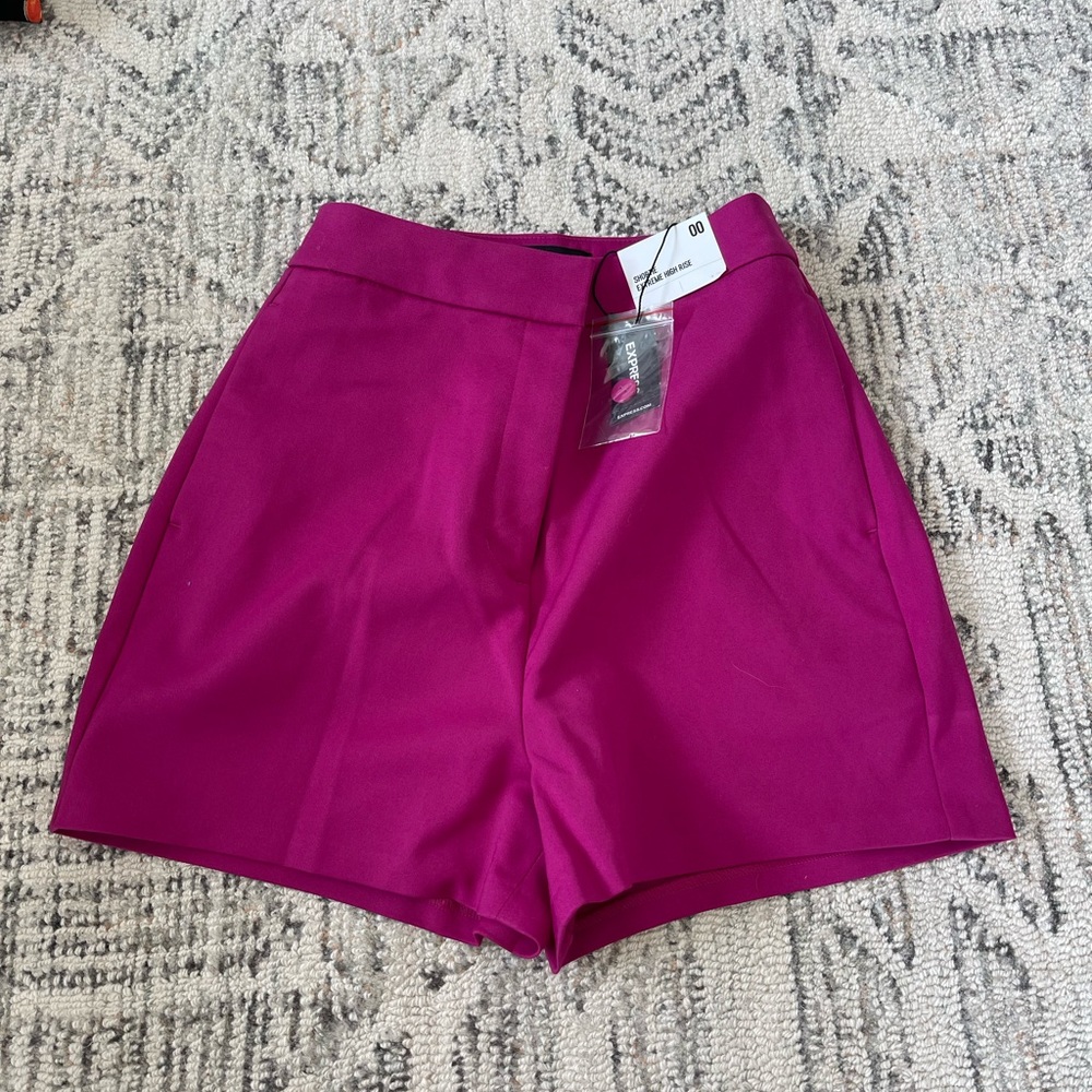 Express extreme high rise shorts